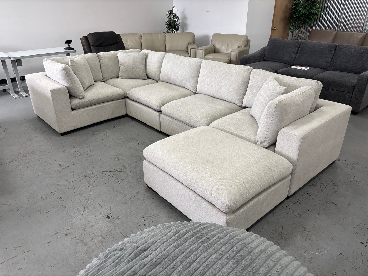 Gray Modular Sectional