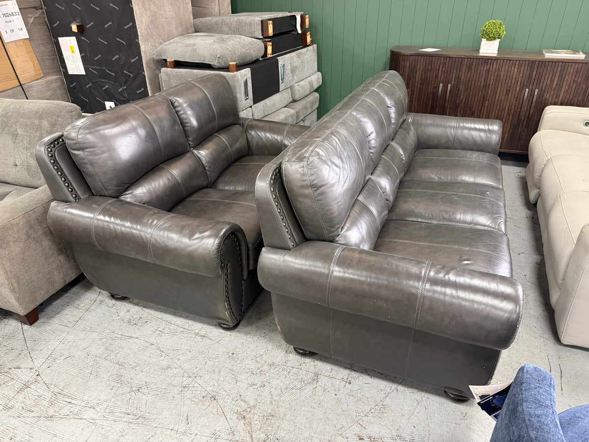 Leather Couch Set