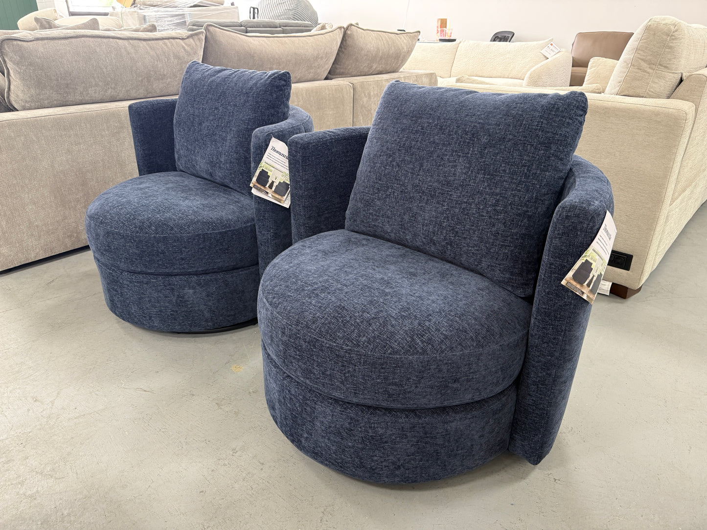 Small Swivel Chair Set