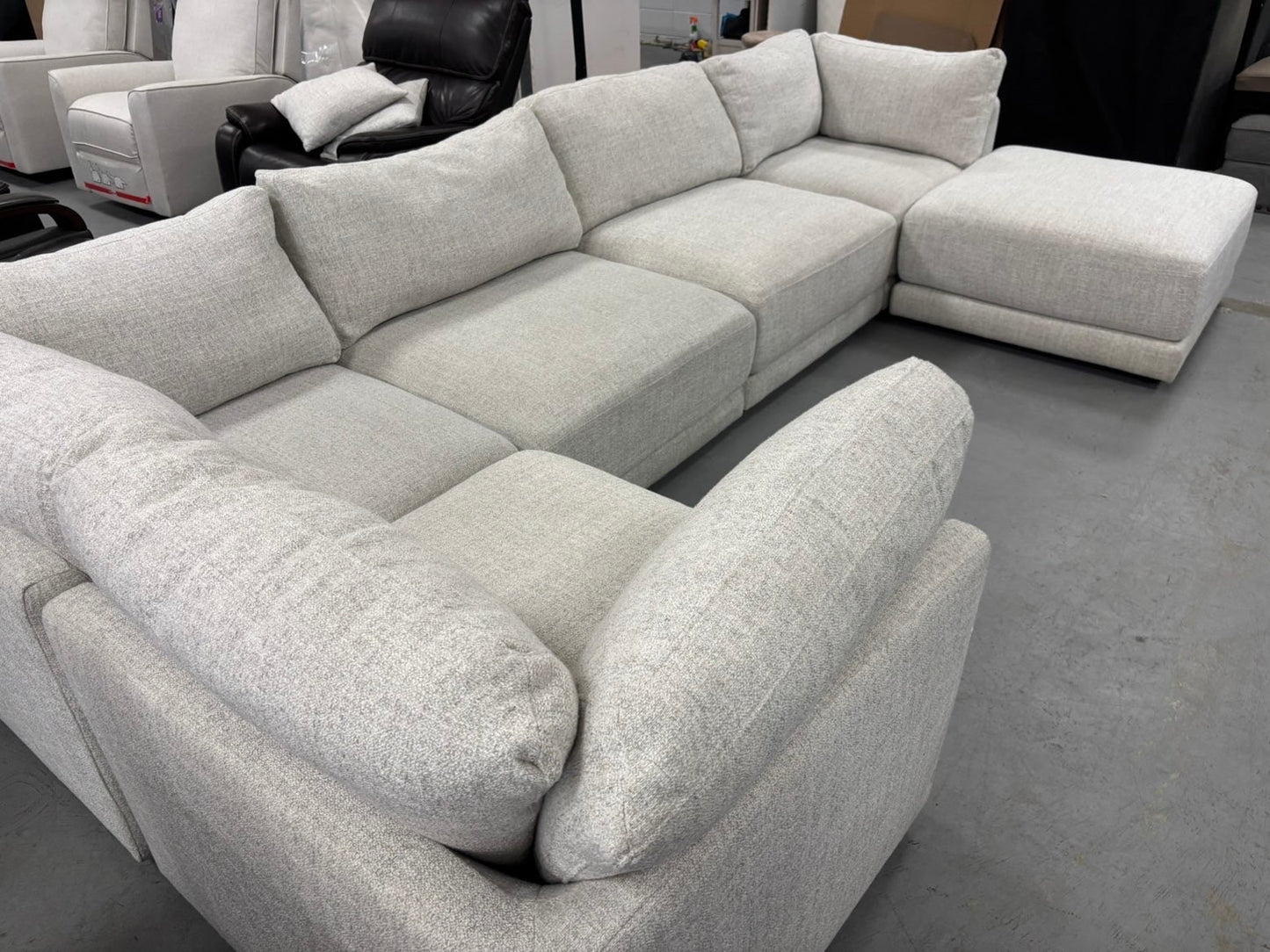 Big Plush Sectional