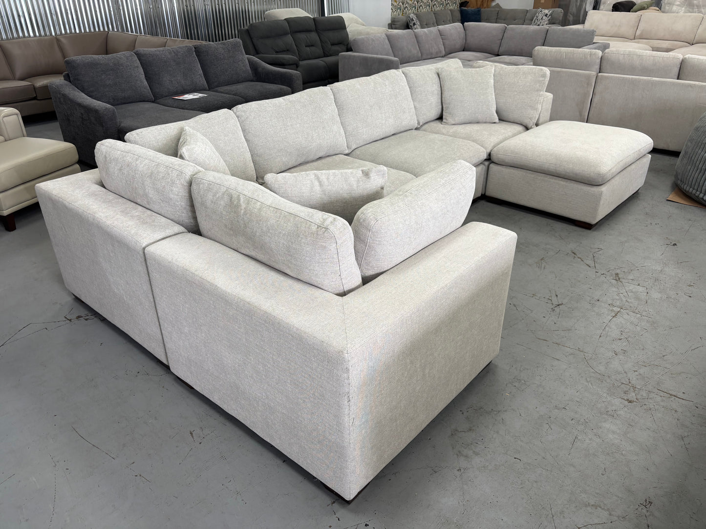 Gray Modular Sectional