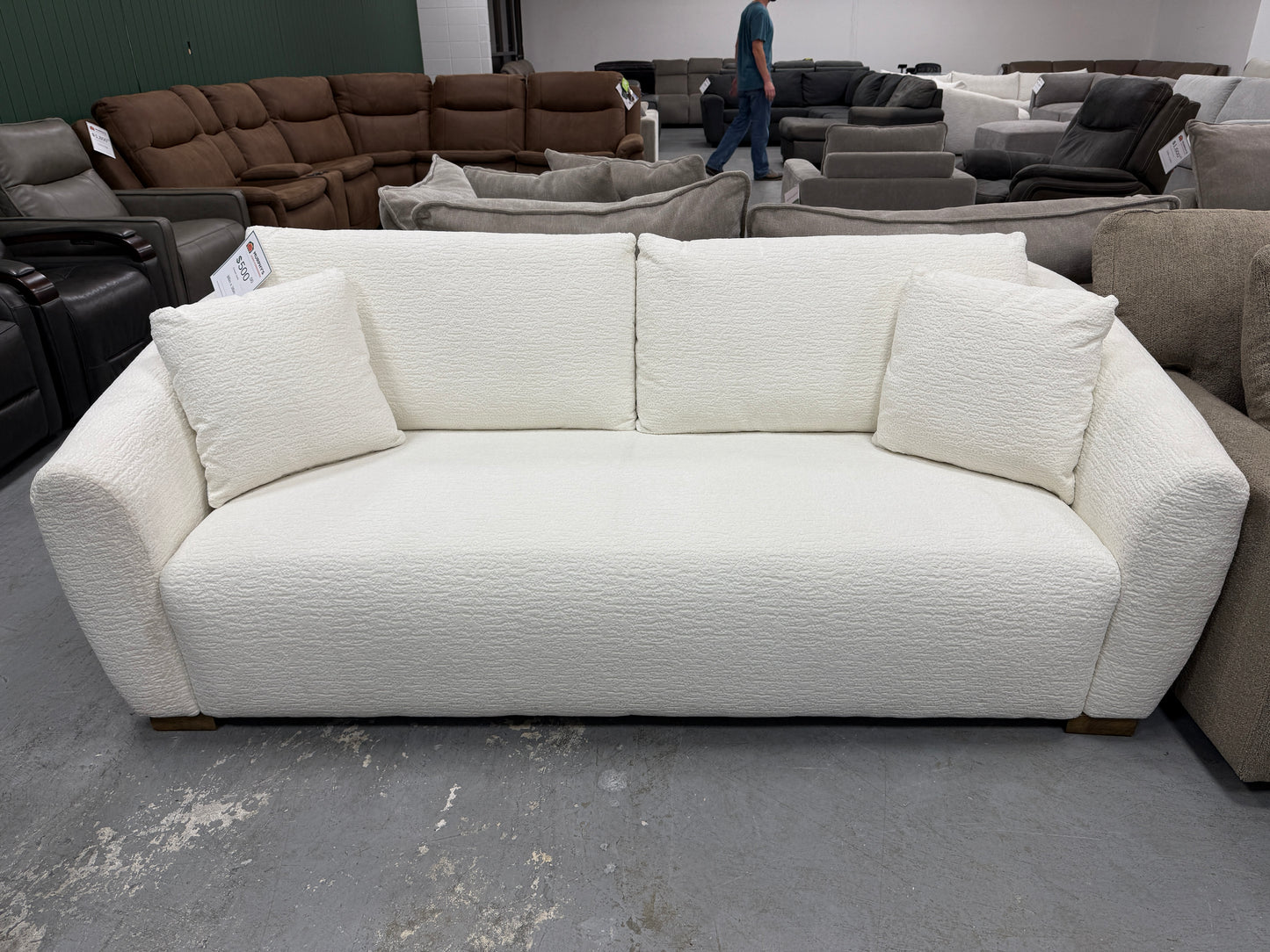 Soft White Sofa