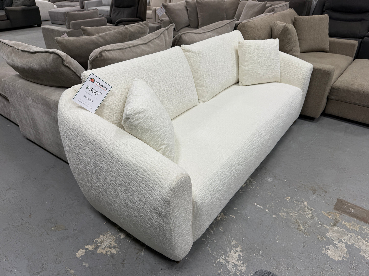 Soft White Sofa