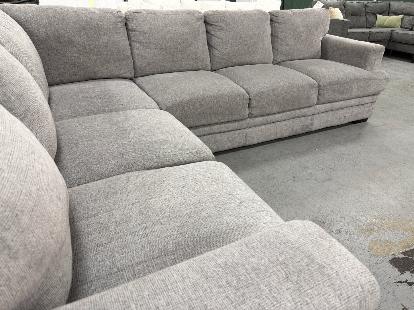 Gray L Shape Sectional