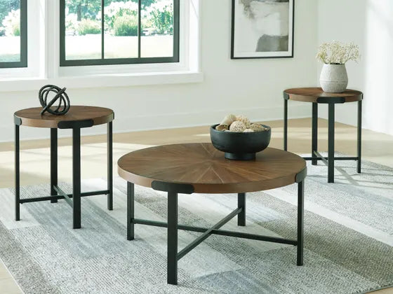 Crosstrail Occasional Table Set of 3