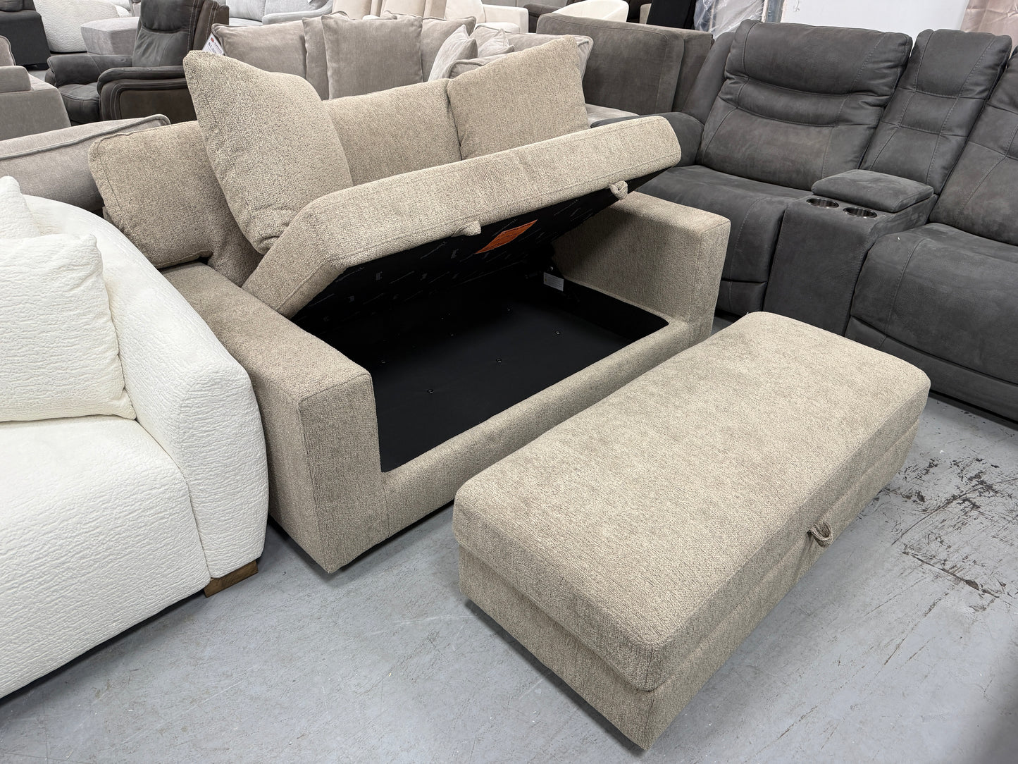 Oversized Storage Chair