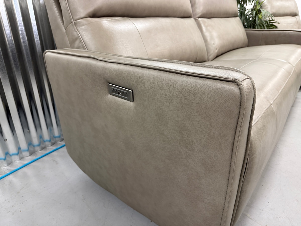 Leather Reclining Couch/Recliner