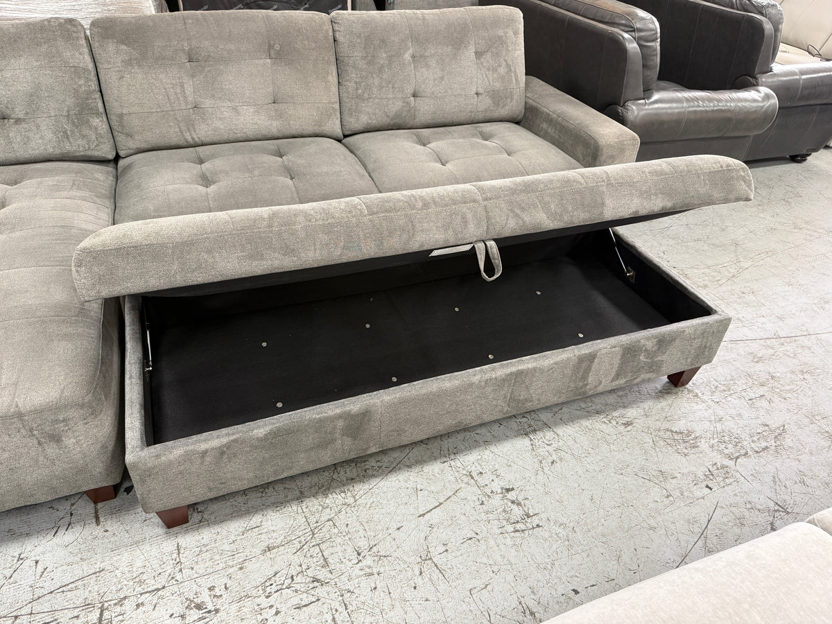 Sectional w/ Storage Ottoman