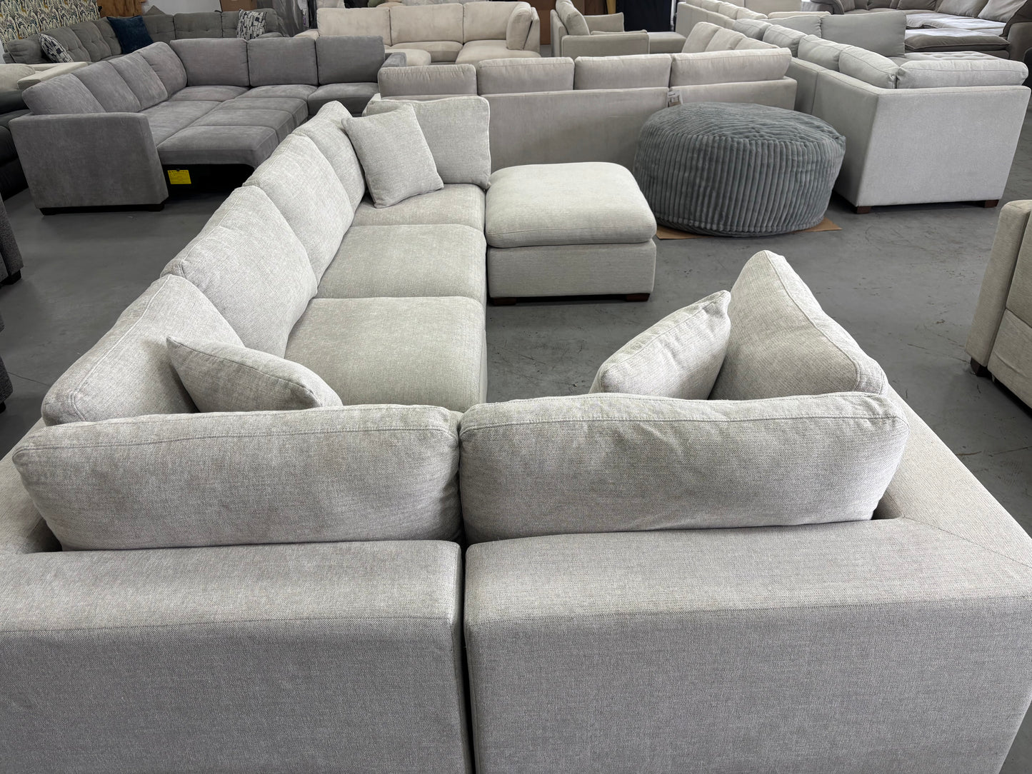 Gray Modular Sectional