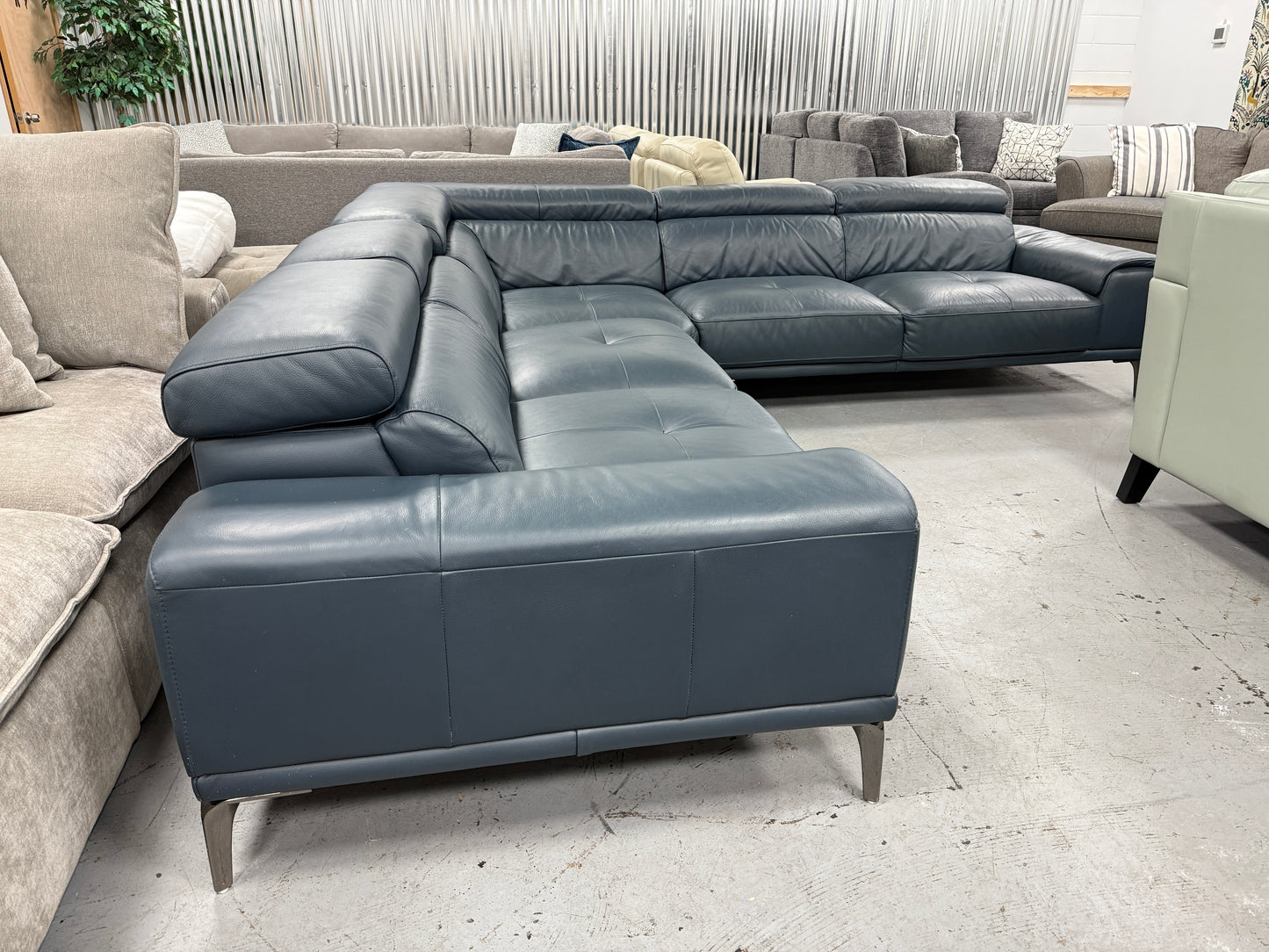 Leather Sectional