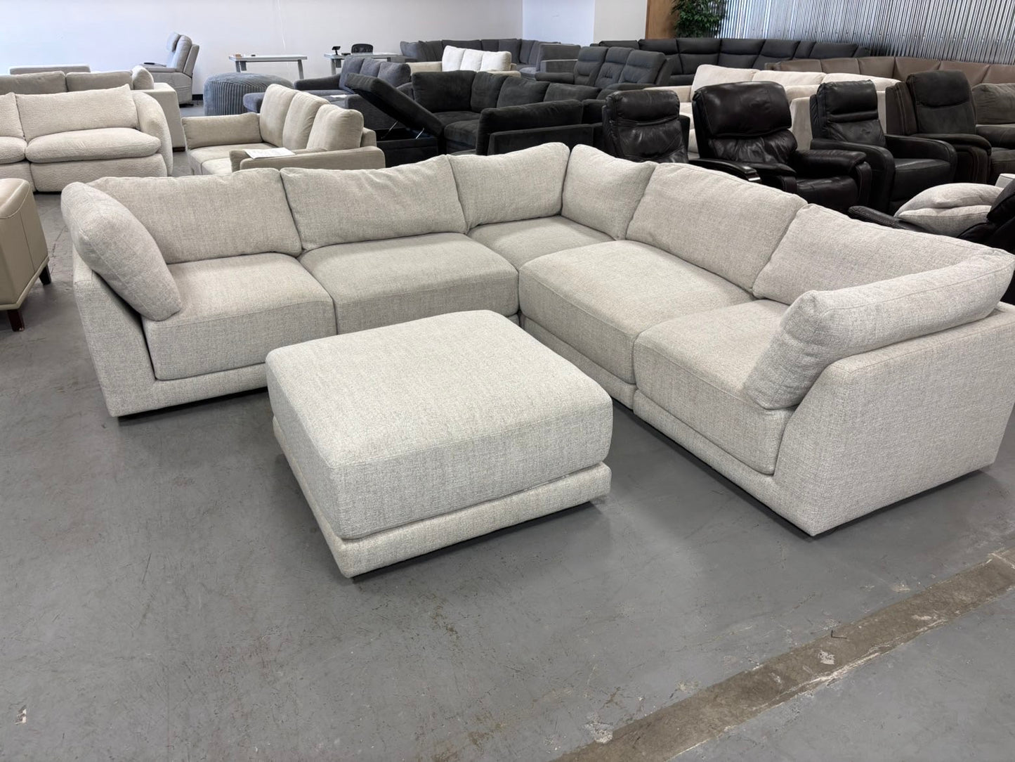 Big Plush Sectional