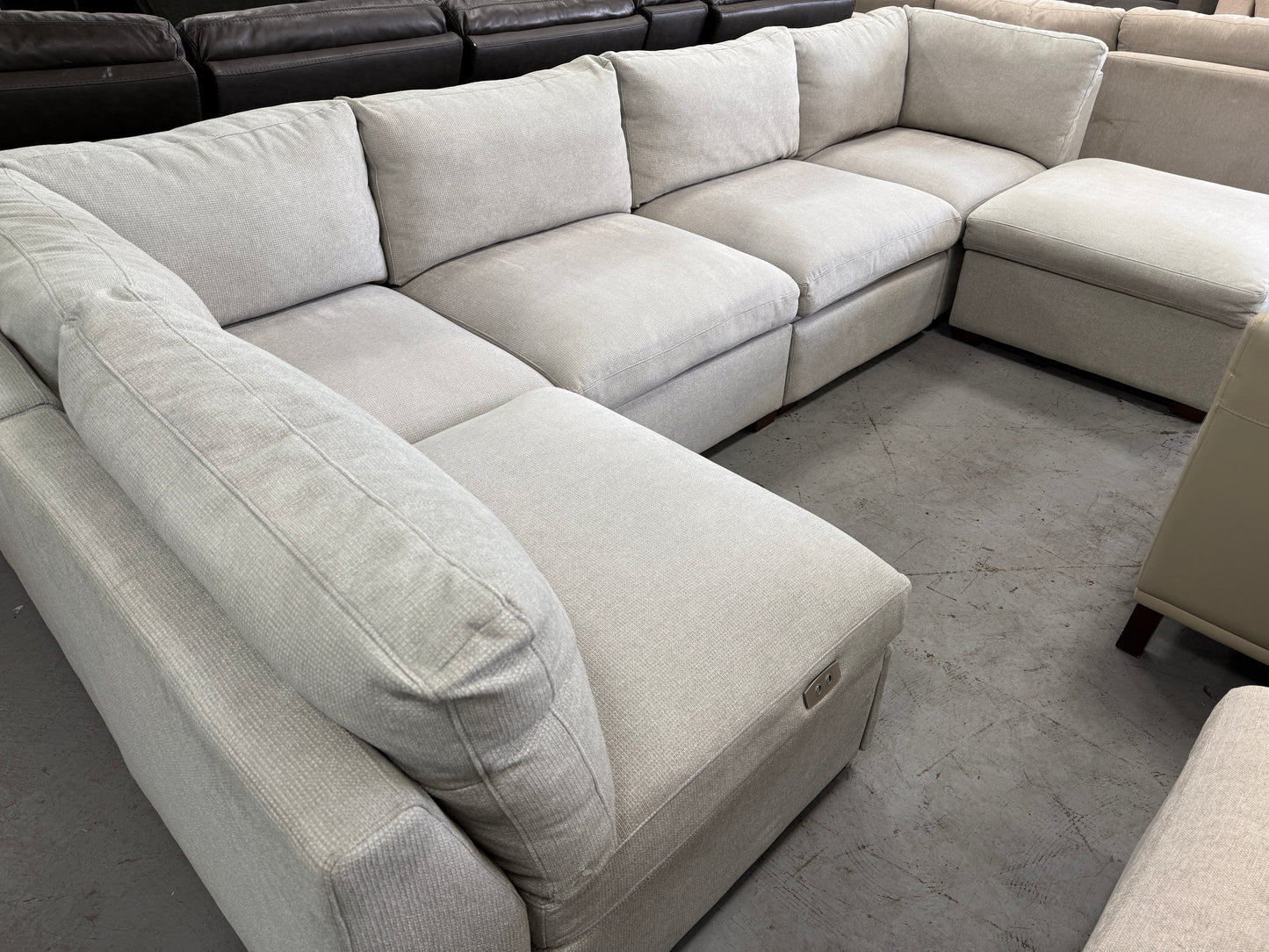 Power Footrest Sectional