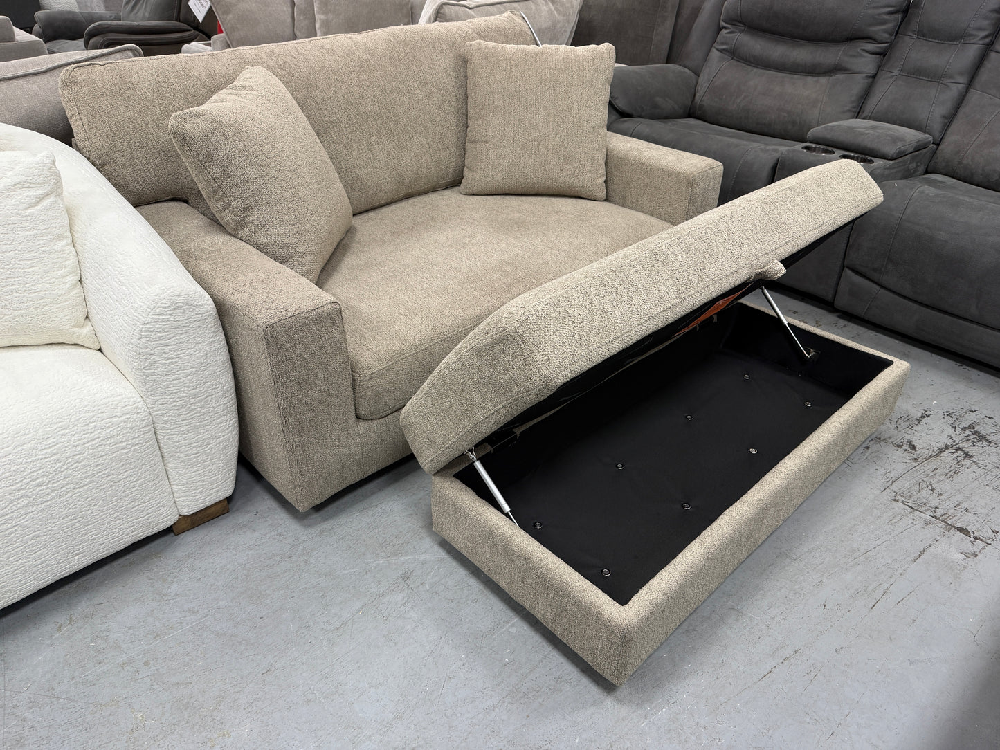 Oversized Storage Chair