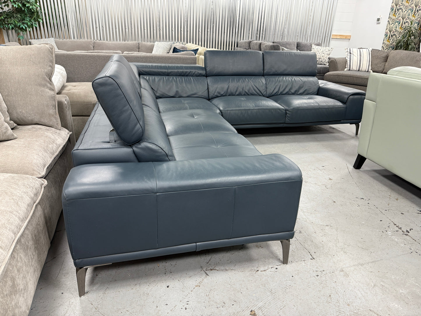 Leather Sectional