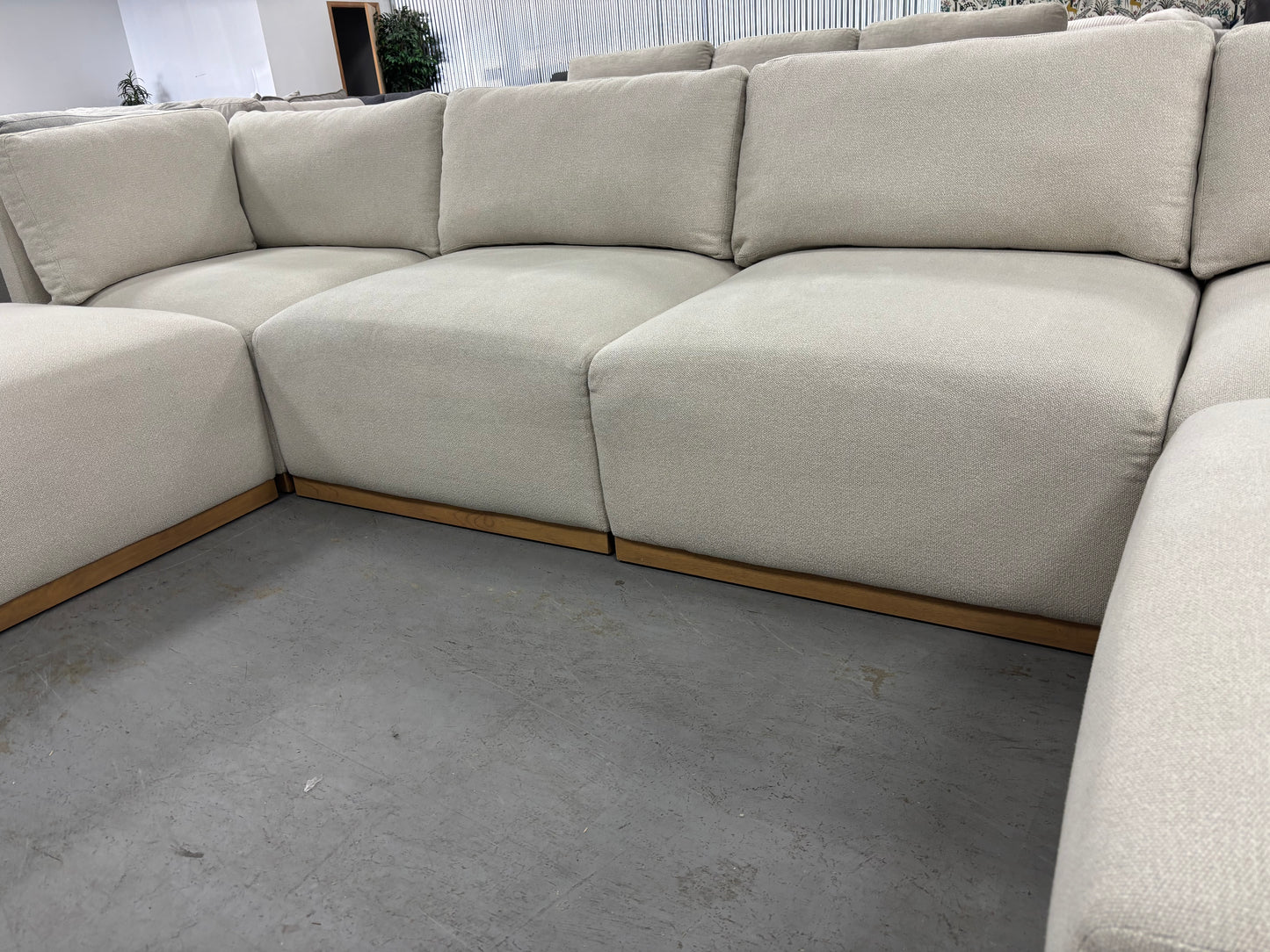 White Modular Sectional