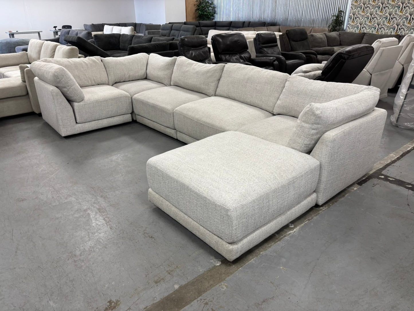Big Plush Sectional