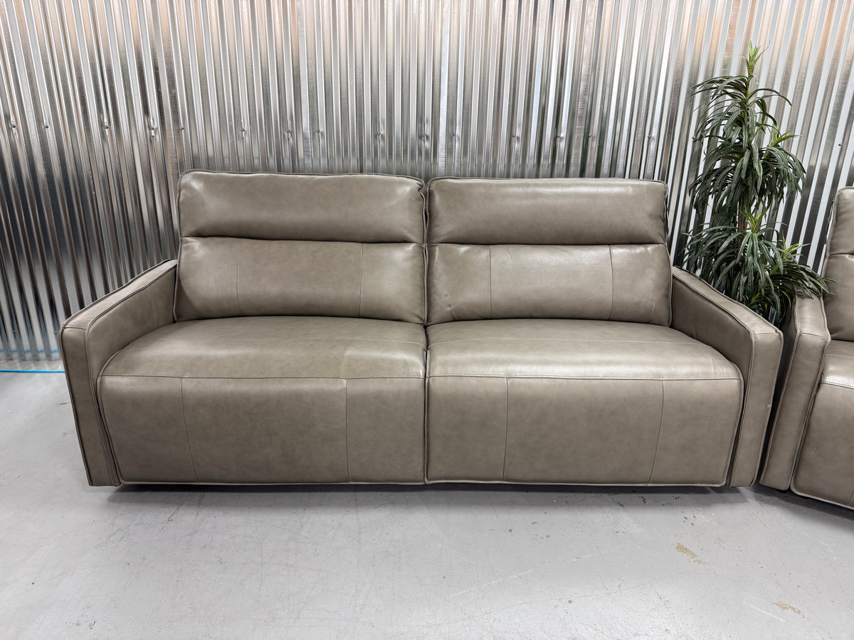 Leather Reclining Couch/Recliner