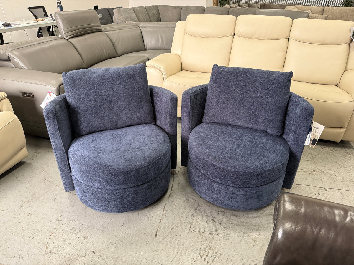 Matching Swivel Chair Set