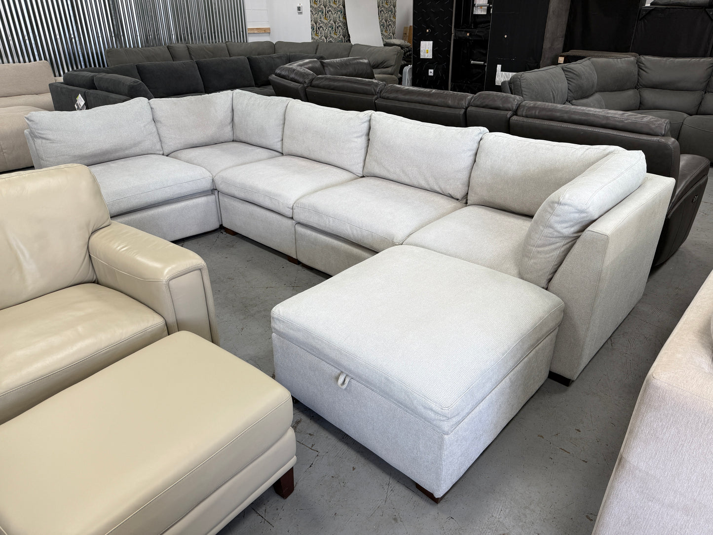 Power Footrest Sectional
