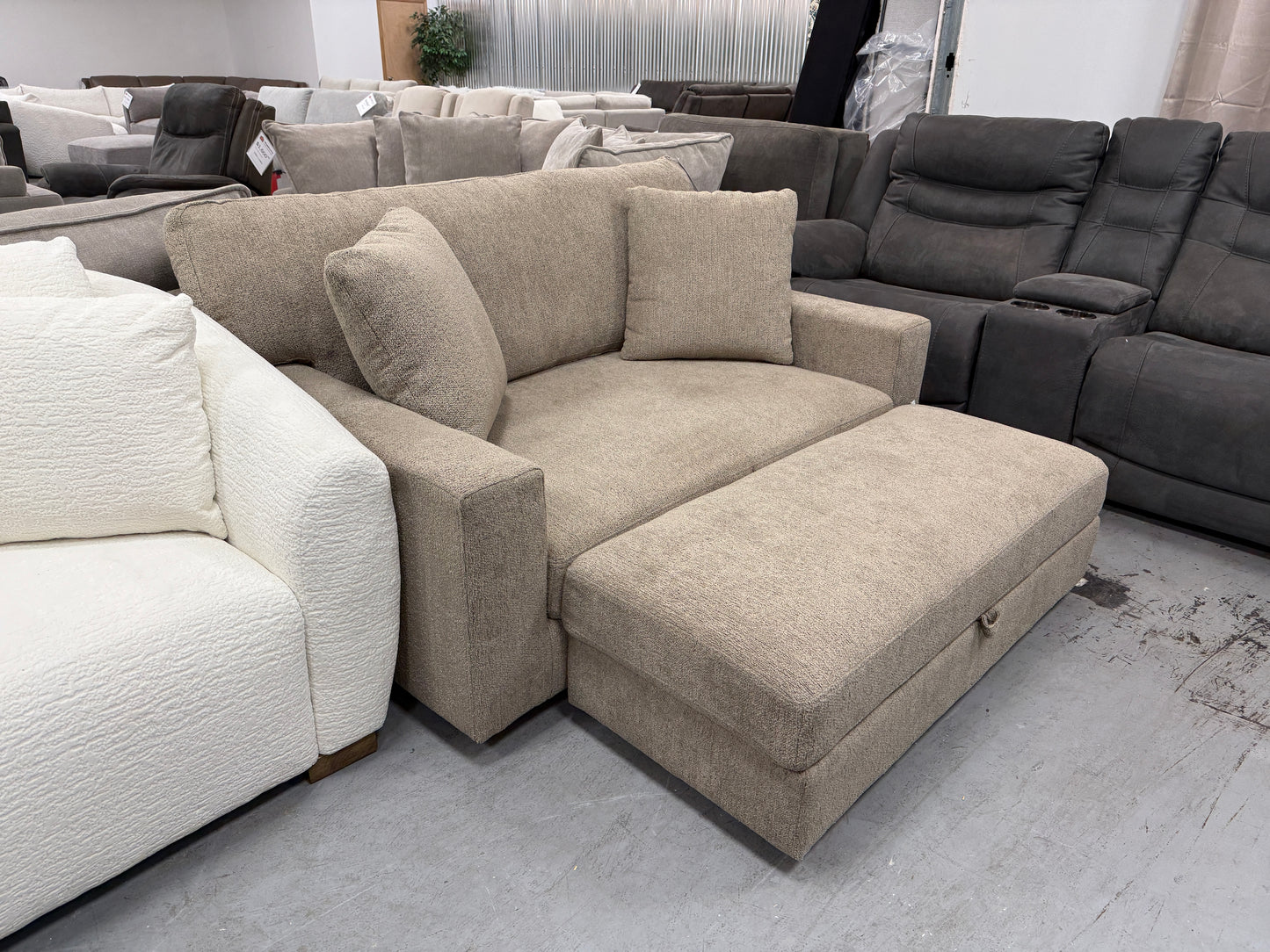 Oversized Storage Chair