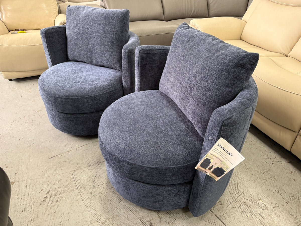 Matching Swivel Chair Set